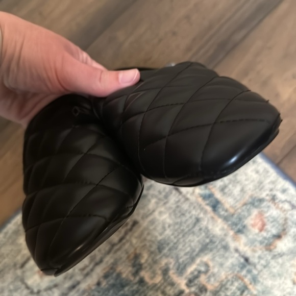 Zara black quilted loafers size 39 - Picture 5 of 8